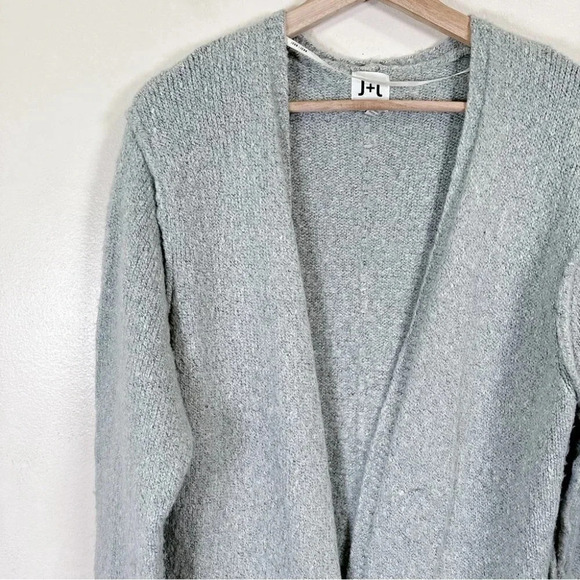 John + Jenn Cotton Grey Long Cardigan - Picture 7 of 16